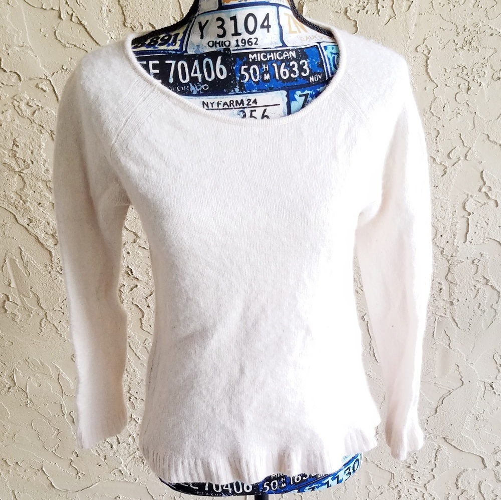 J. Crew Wool sweater L cream
